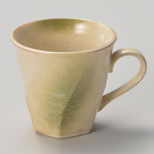 【ときわ28集-611】 黄織部けずりコーヒー碗(本商品の販売を終了致しました)